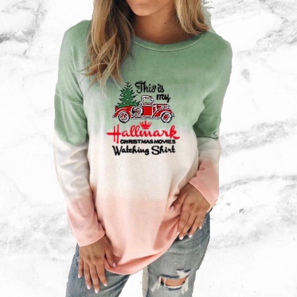 Hallmark Christmas Shirt & Festive Christmas Scrunchie